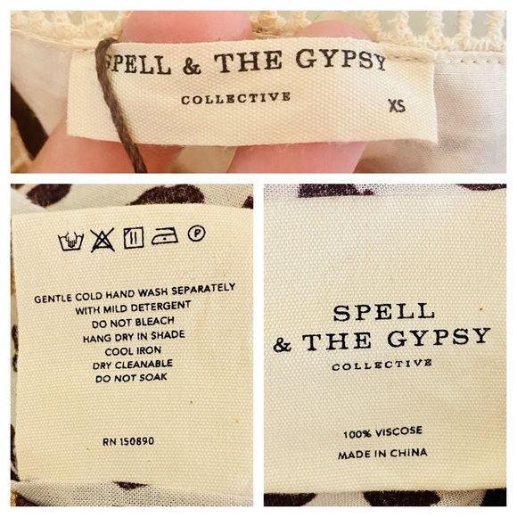 NWT Spell & the Gypsy Collective Bodhi Leopard Jumpsuit - Picture 14 of 15